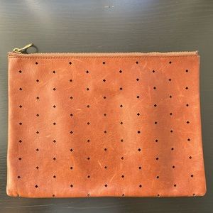Madewell The Large Pouch Clutch: Geo Hole Punch Edition